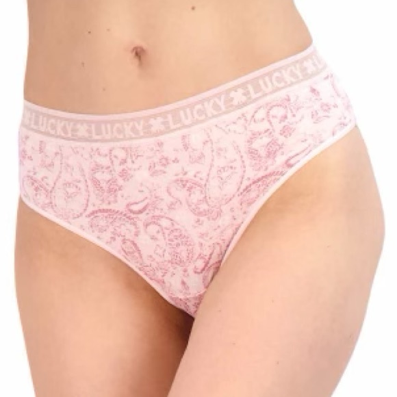 Lucky Brand Ultra Soft Full Coverage 5 pc Hi-Cut Stretch Underwear Set - Picture 1 of 7
